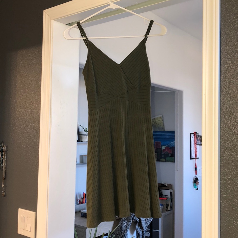 Aeropostale army green dress. Size S.